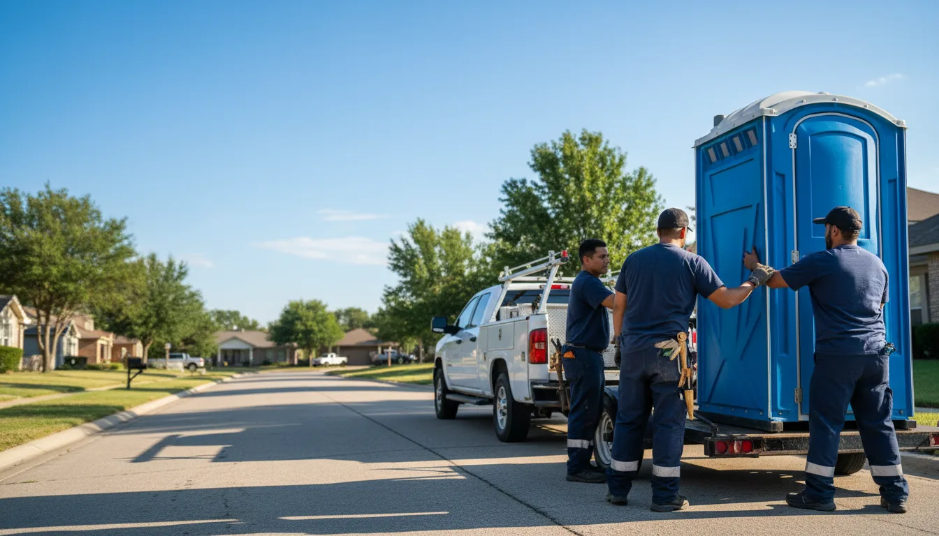 Portable Toilet Rental in Blanket, TX near me